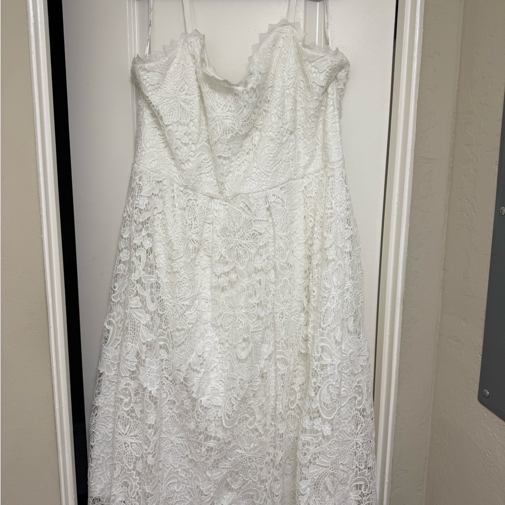 City Chic Ivory Lace Dress